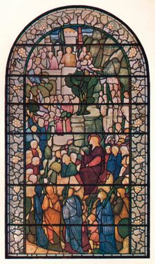 Christ's Entry Into Jerusalem, Window in the Church of St. Peter, Vere Street, London c1883. Artist: Sir Edward Coley Burne-Jones
