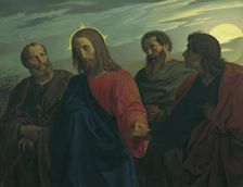 Christ's farewell to his disciples (go to Gethsemane), 1839. Creator: Joseph von Fuhrich