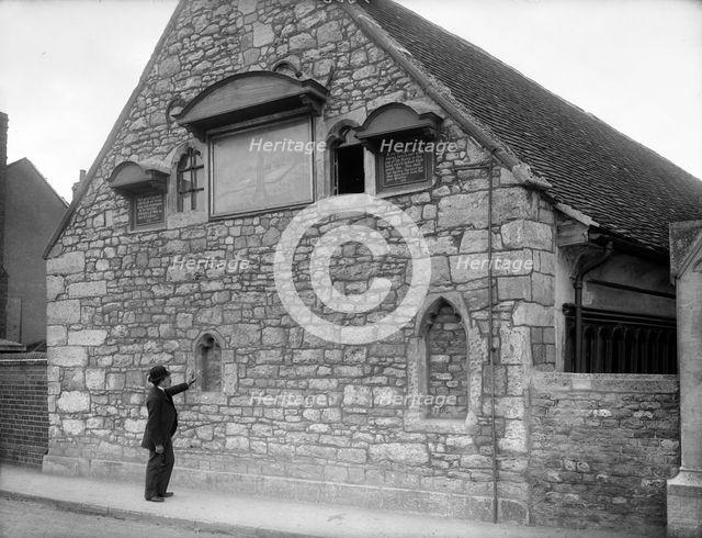 Christ's Hospital almshouses, Abingdon, Oxfordshire, c1860-c1922. Artist: Henry Taunt