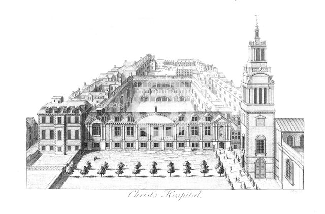 'Christ's Hospital.', c1740. Artist: William Henry Toms.