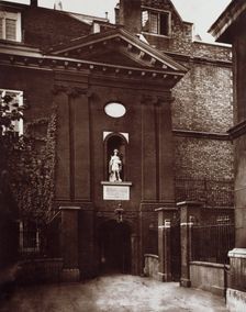 Christ's Hospital, entrance from Christ Church Passage, c1879. Creator: Henry Dixon & Son