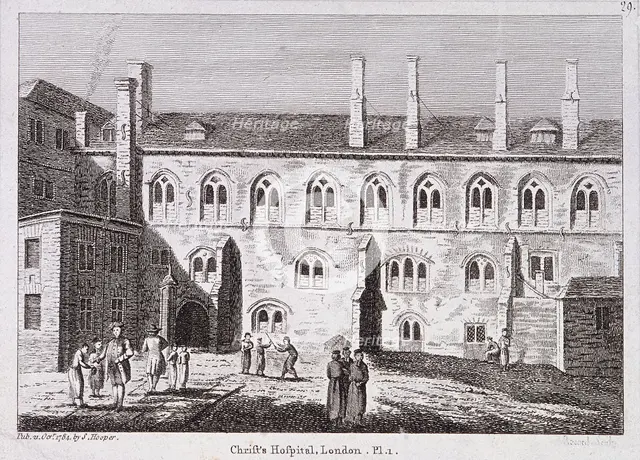 Christ's Hospital, London, 1784. Artist: James Record