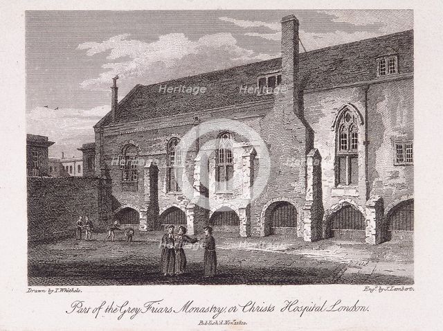 Christ's Hospital, London, 1812. Artist: James Lambert