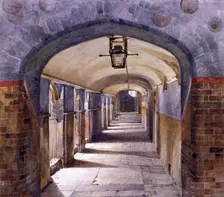 Christ's Hospital, London, 1881. Artist: John Crowther