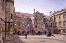 Christ's Hospital, London, 1881. Artist: John Crowther