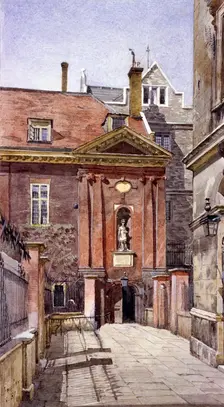 Christ's Hospital, London, 1881. Artist: John Crowther