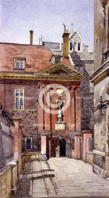 Christ's Hospital, London, 1881. Artist: John Crowther