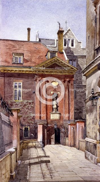 Christ's Hospital, London, 1881. Artist: John Crowther