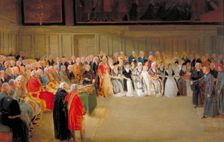 Christ's Hospital, St Matthew's Day, 1798 Artist: Thomas Stothard