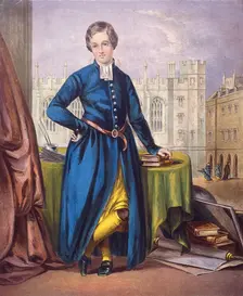 Christ's Hospital pupil, city of London, 1854. Artist: Anon