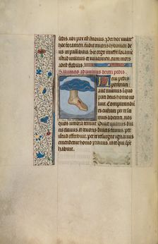 Christ's Left Foot with Wound; Arenberg Hours, early 1460s. Creator: Willem Vrelant