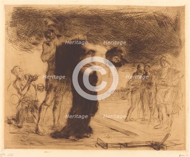 Christ Stripped of His Clothes, 1909. Creator: Jean Louis Forain.