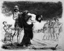 Christ Stripped of His Clothing 1925.Artist: Jean Louis Forain