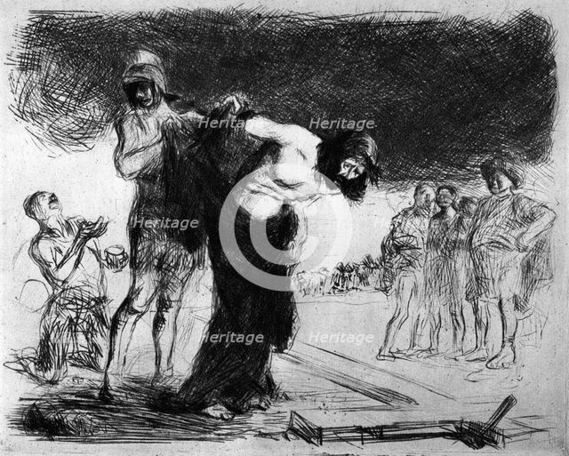 'Christ Stripped of His Clothing', 1925.Artist: Jean Louis Forain