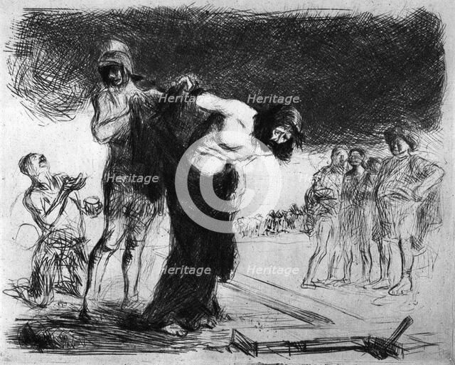 'Christ Stripped of His Clothing', 1925.Artist: Jean Louis Forain