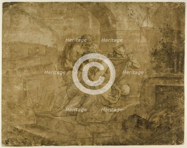 Christ Stripped of His Garments, n.d. Creators: Lorenzo Garbieri, Jesus Christ.