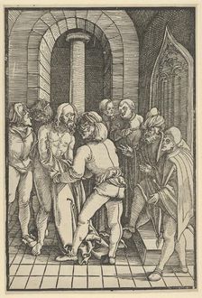 Christ Stripped, from Speculum passionis domini nostri Ihesu Christi, 1507. Creator: Hans Schäufelein the Elder