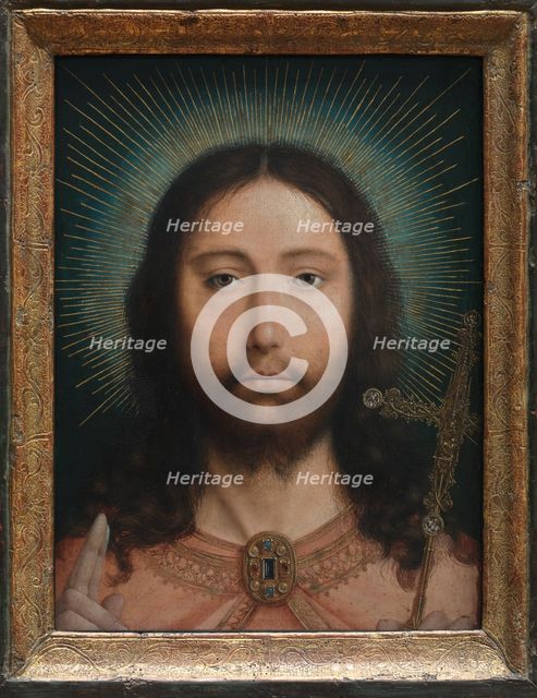 Christ Salvator Mundi, 1505. Creator: Quentin Metsys I.