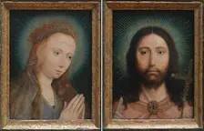 Christ Salvator Mundi and Mary at Prayer, 1505. Creator: Quentin Metsys I