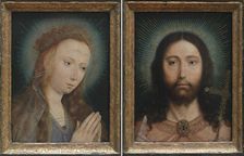 Christ Salvator Mundi and Mary at Prayer, 1505. Creator: Quentin Metsys I