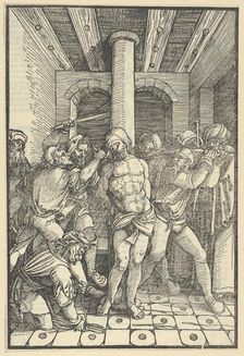 Christ Scourged, from Speculum passionis domini nostri Ihesu Christi, 1507. Creator: Hans Schäufelein the Elder