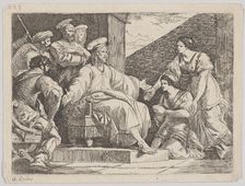 Christ seated preaching, 1766?. Creator: Giuseppe Cades
