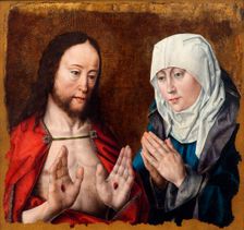 Christ Showing His Mother the Nail Wounds in His Hands, c. 1490. Creator: Bouts, Aelbrecht (1451/54-1549)