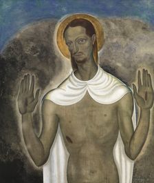 Christ Showing His Wounds, 1921. Creator: Van de Woestyne, Gustave (1881-1947)