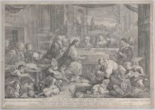 Christ turning turning water into wine at the wedding at Cana, 1743-63. Creator: Pietro Monaco