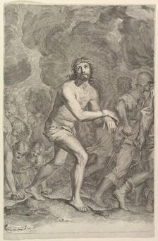 Christ Taken by Soldiers (La Montée au Calvaire), 1659. Creator: Claude Mellan