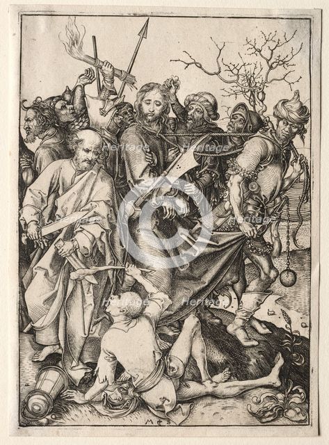 Christ Taken Captive. Creator: Martin Schongauer (German, c.1450-1491).