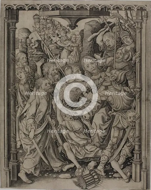 Christ Taken Captive, c.1480. Creator: Master IAM of Zwolle.