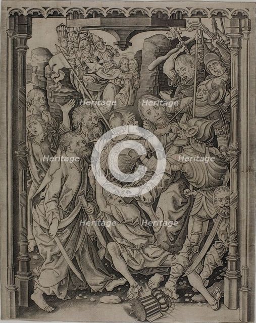 Christ Taken Captive, c.1480. Creator: Master IAM of Zwolle.