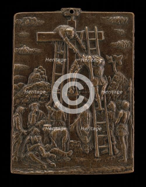 Christ Taken Down from the Cross, late 15th - early 16th century. Creator: Unknown.