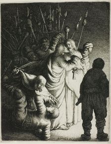 Christ Taken, from The Passion, c. 1635. Creator: Jan Georg van Vliet