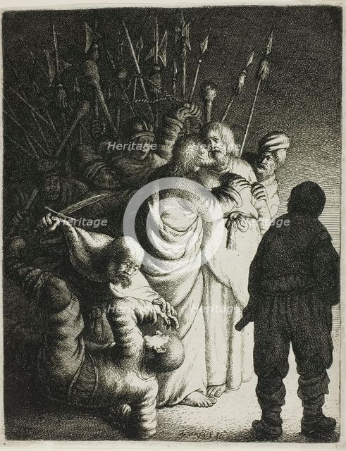 Christ Taken, from The Passion, c. 1635. Creator: Jan Georg van Vliet.