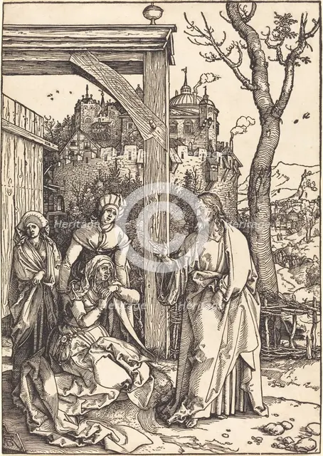 Christ Taking Leave from His Mother, c. 1504/1505. Creator: Albrecht Durer.