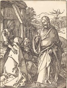 Christ Taking Leave from His Mother, probably c. 1509/1510. Creator: Albrecht Durer