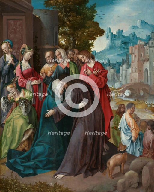Christ Taking Leave of his Mother, c.1515-c.1520. Creator: Cornelius Engebrechtsz.
