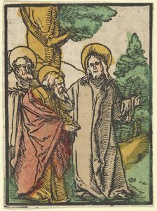 Christ Talking to the Disciples, 5, from Das Plenarium, 1517. Creator: Hans Schäufelein the Elder