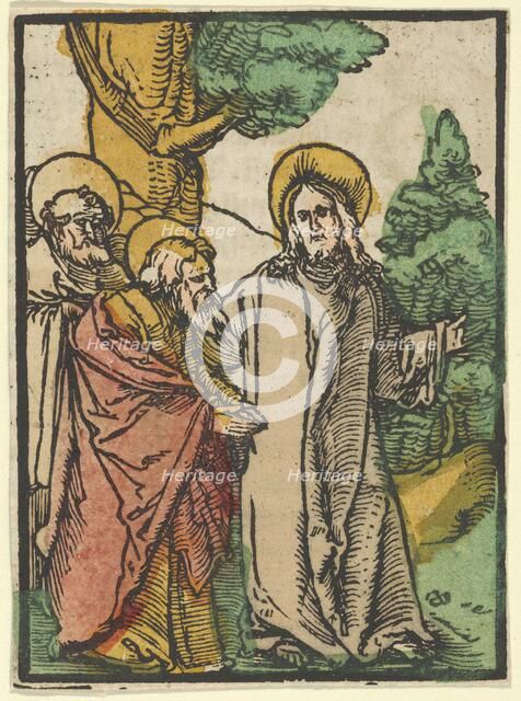 Christ Talking to the Disciples, 5, from Das Plenarium, 1517. Creator: Hans Schäufelein the Elder.