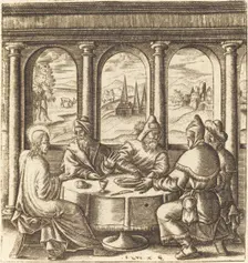 Christ Teaching, probably c. 1576/1580. Creator: Leonard Gaultier