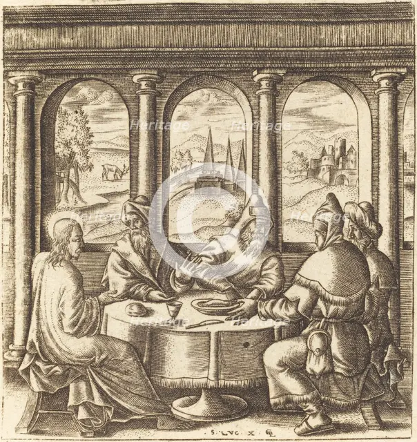 Christ Teaching, probably c. 1576/1580. Creator: Leonard Gaultier.