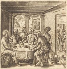 Christ Teaching, probably c. 1576/1580. Creator: Leonard Gaultier