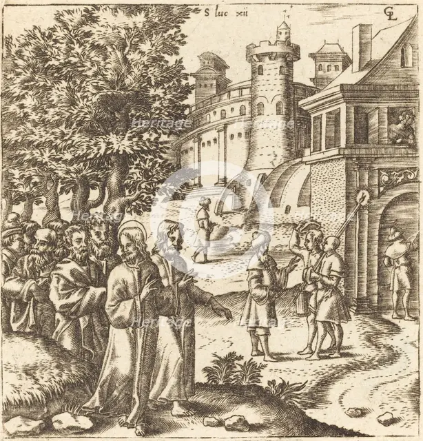 Christ Teaching the Multitude, probably c. 1576/1580. Creator: Leonard Gaultier.