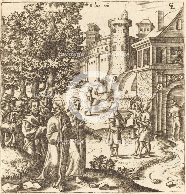 Christ Teaching the Multitude, probably c. 1576/1580. Creator: Leonard Gaultier.