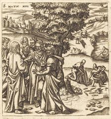 Christ Telling His Disciples of the Parable of the Dragnet, probably c. 1576/1580. Creator: Leonard Gaultier