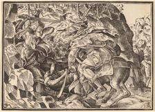 Christ Tells His Disciples of the Last Judgment, published 1630. Creator: Christoph Maurer