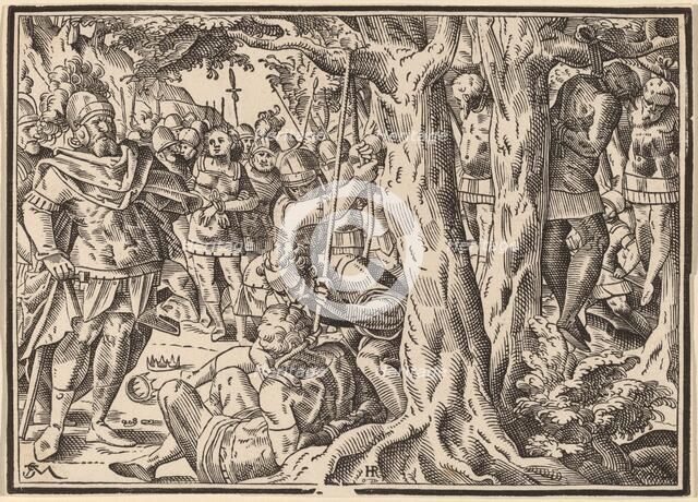 Christ Tells His Disciples of the Last Judgment, published 1630. Creator: Christoph Maurer.
