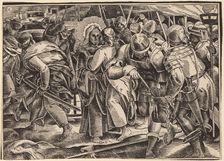 Christ Tells His Disciples of the Last Judgment, published 1630. Creator: Christoph Maurer